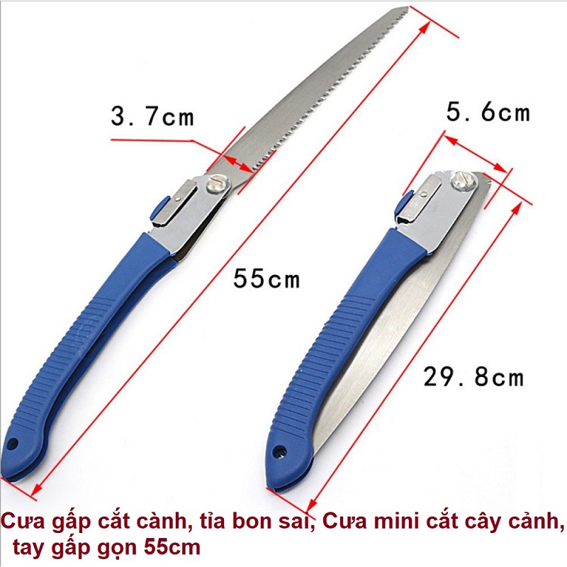 Cưa gỗ,cưa cành cầm tay cao cấp 350mm top - Đài Loan