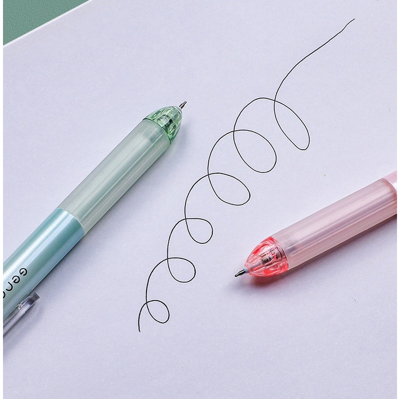 Set 6 Bút Bi Mực Đen Ngòi 0.5mm C7109