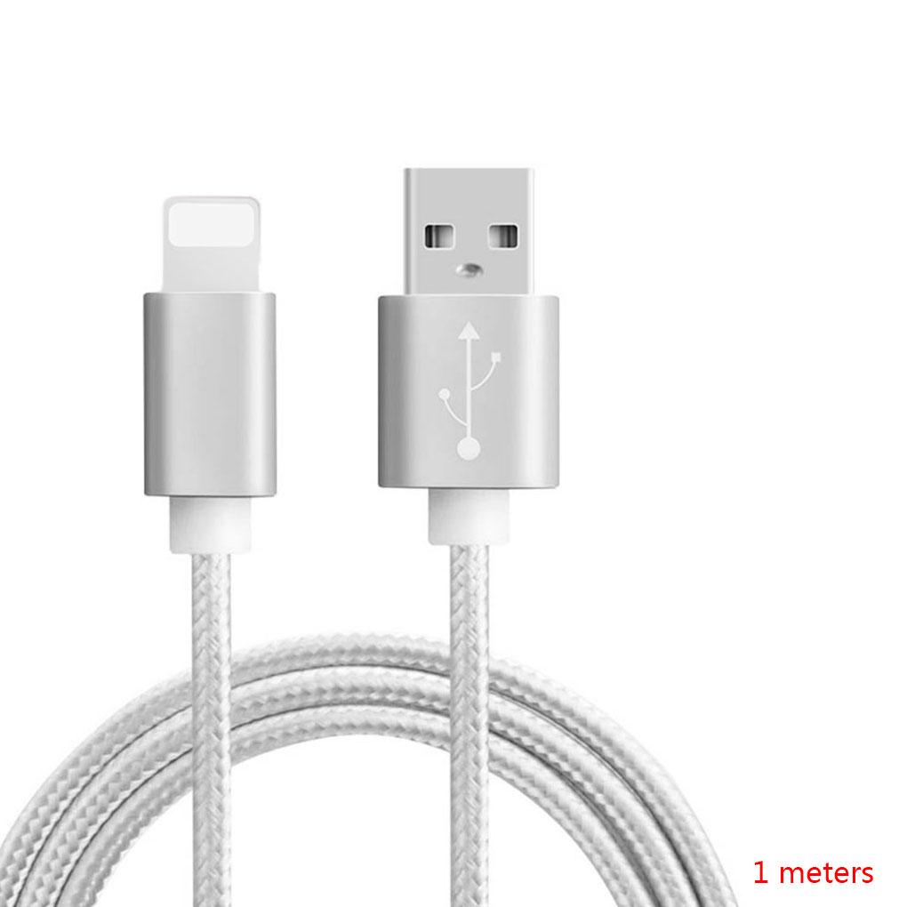 Cáp Sạc Dây Bện Dài 1M Cho iPhone