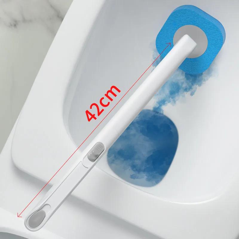 A - LIFEBộ Đầu Bàn Chải Cọ Rửa Toilet Dùng Một Lần Tiện Dụng