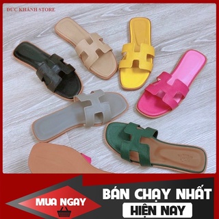 Dép lê nữ quai ngang - Dép lê nữ chữ H - Dép lê hermes nữ thời trang Quảng Châu cao cấp