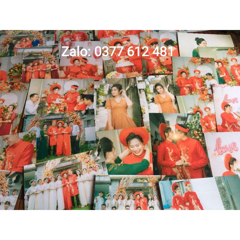 Ảnh 6x9, 7x10, 9x12, 10x15 ép plastic