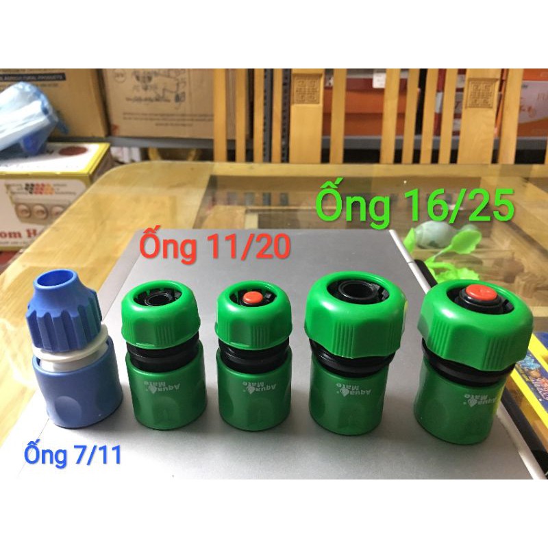 Khớp nối âm size tiêu chuẩn hàng Aquamate dùng cho các cỡ ống mềm