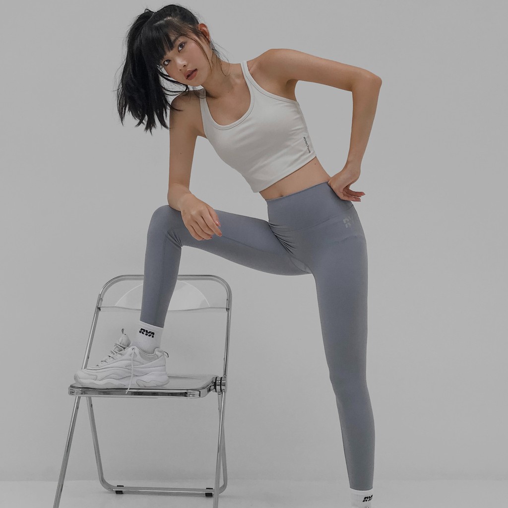 Quần tập yoga/thể thao lưng cao RYACTIVE - RYA Legging Ultimate Grey