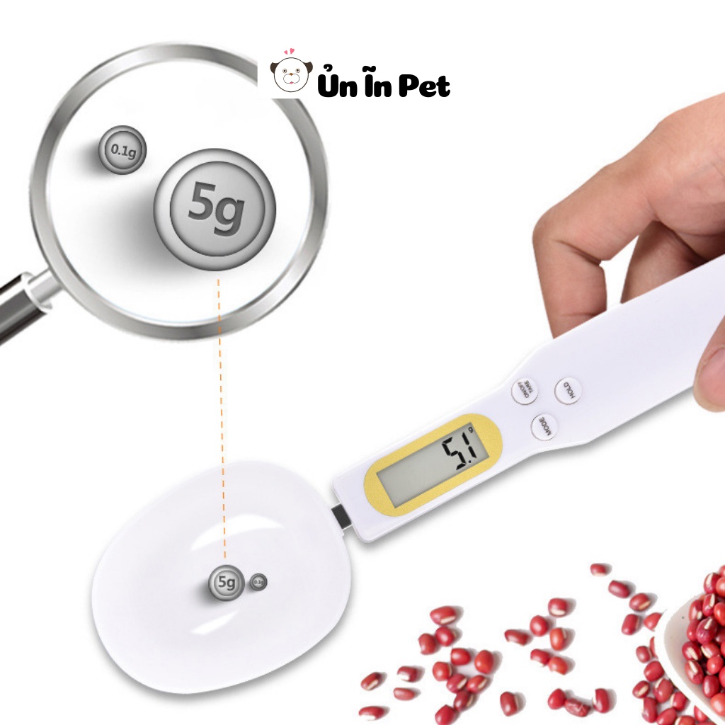 Thìa cân điện tử, muỗng cân thức ăn cho hamster, màu ngẫu nhiên