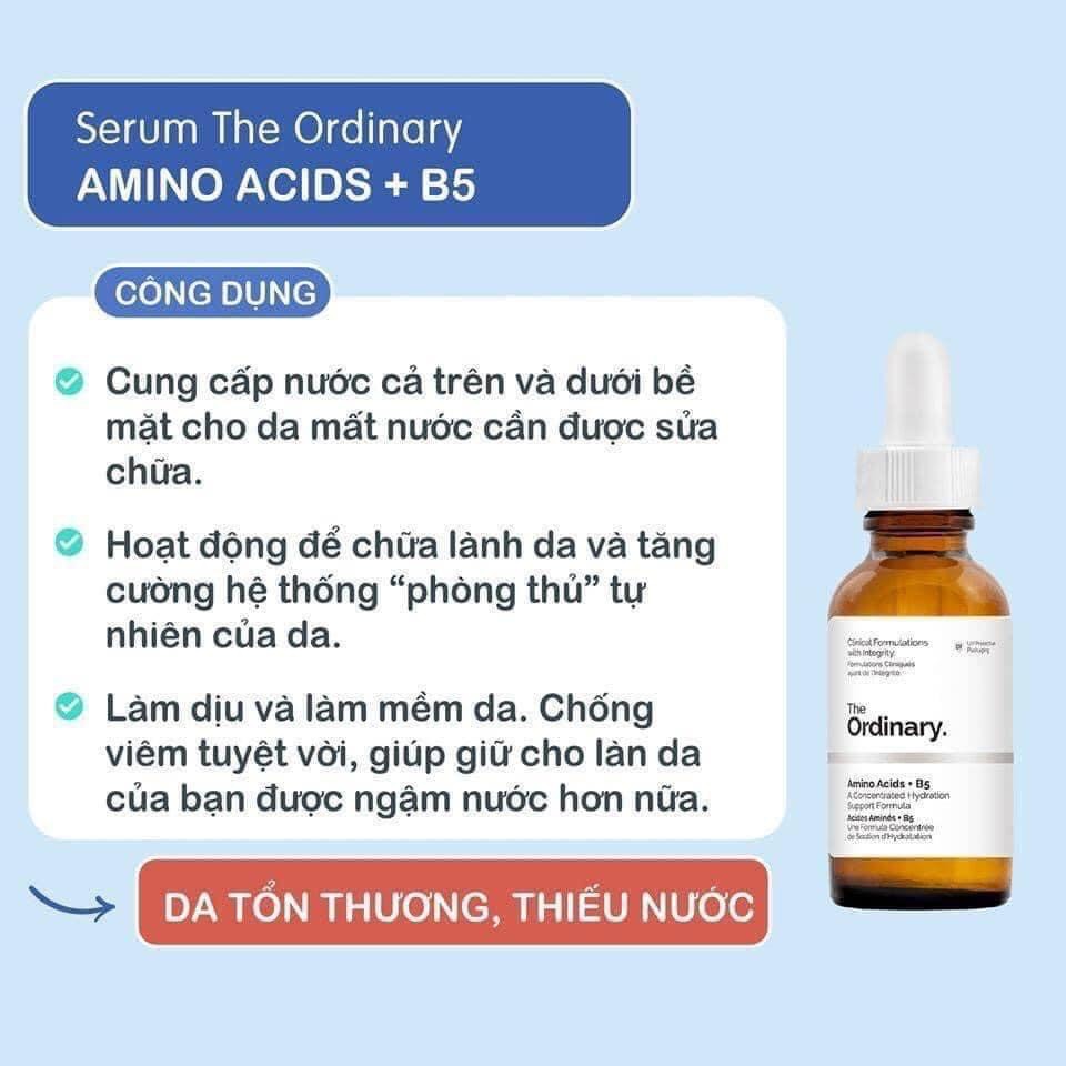 The Ordinary Amino Acid 30ml- Tinh Chất Cấp Ẩm, Tái Tạo, Phục Hồi