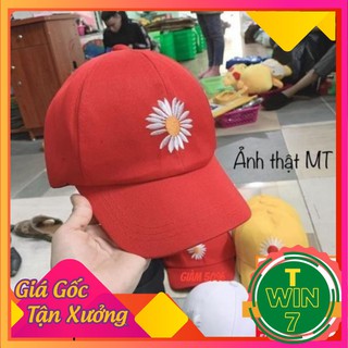 [SIÊU RẺ] MŨ NÓN KẾT IN HÌNH HOA CÚC DẠI