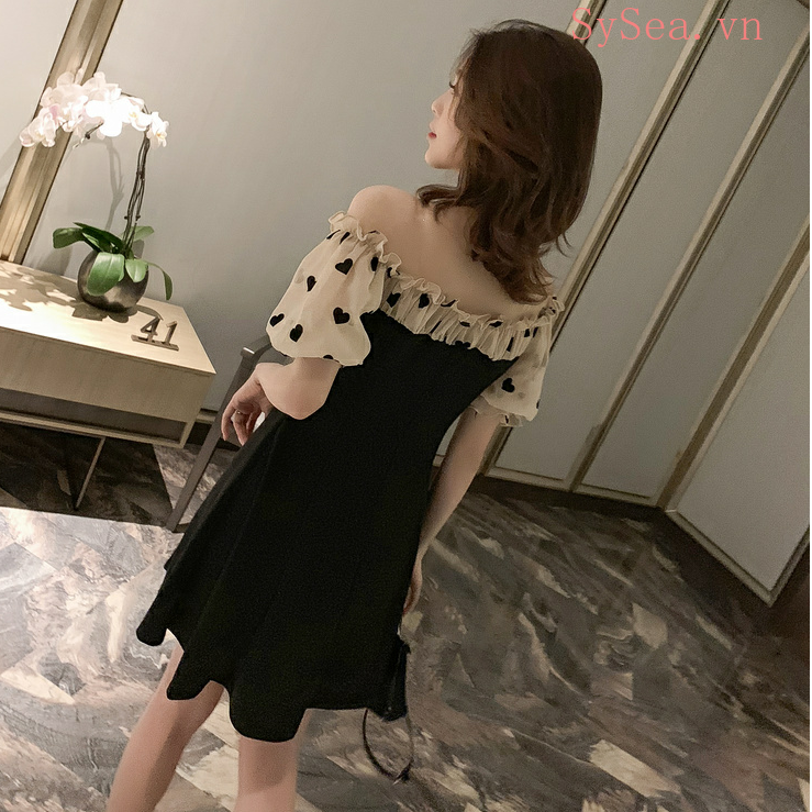Đầm Chữ A Trễ Vai Phong Cách Hàn Quốc Dành Cho Nữ | BigBuy360 - bigbuy360.vn