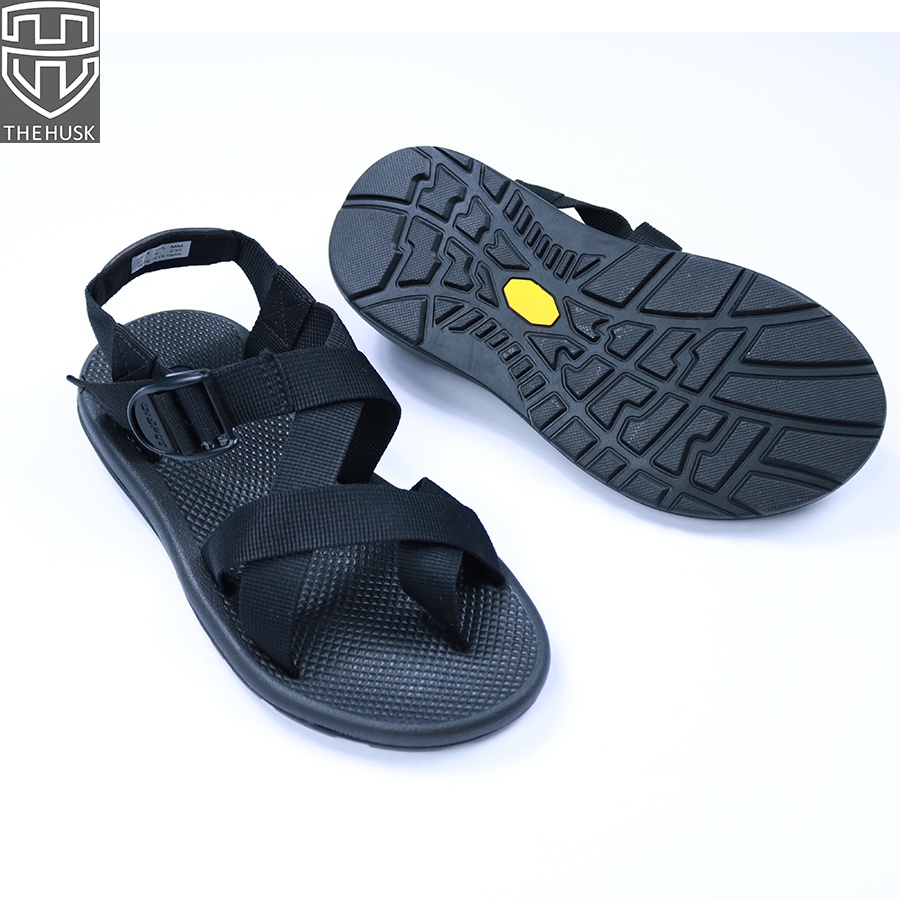 Giày Sandal Nam HuuCuong &amp; TheHusk Xỏ Ngón Quai Dù Đế Cao Su - TH16