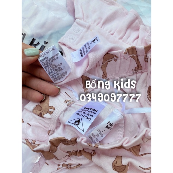 Bộ Hè Bé Gái Cún Hồng Baby Berry
