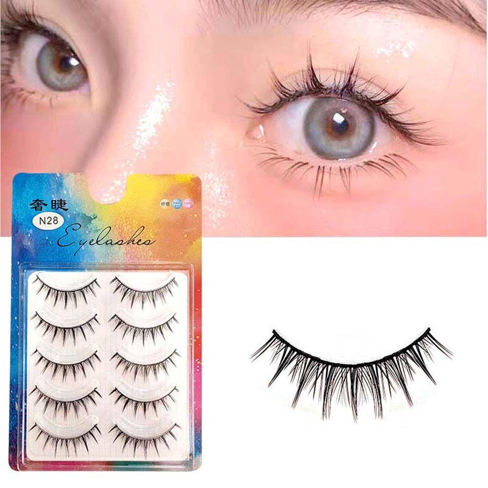 Set 5 Cặp Lông Mi Giả Dày Thời Trang
