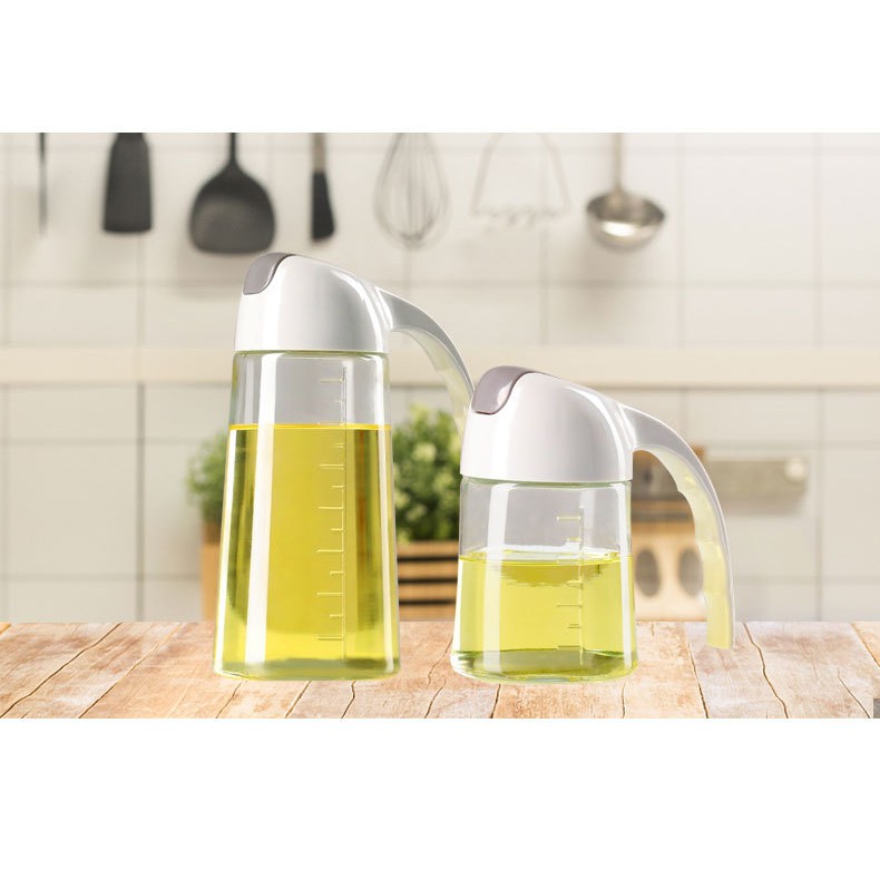 Bình, hũ đựng dầu ăn gia vị thủy tinh cao cấp có vòi ,dung tích 600ml