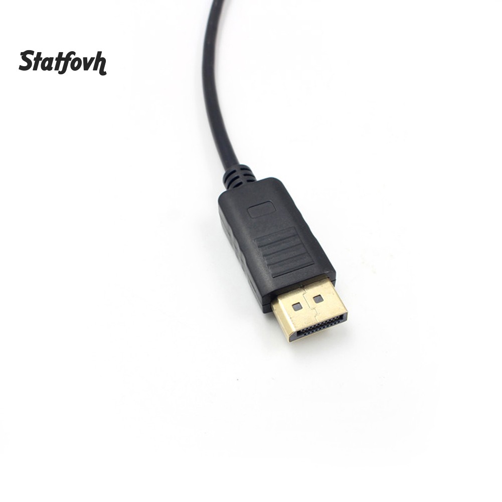 ●ST 6FT 1.8M Displayport DP Male to DVI Cable Adapter 24+1 Pins Core Cable HD 1080P