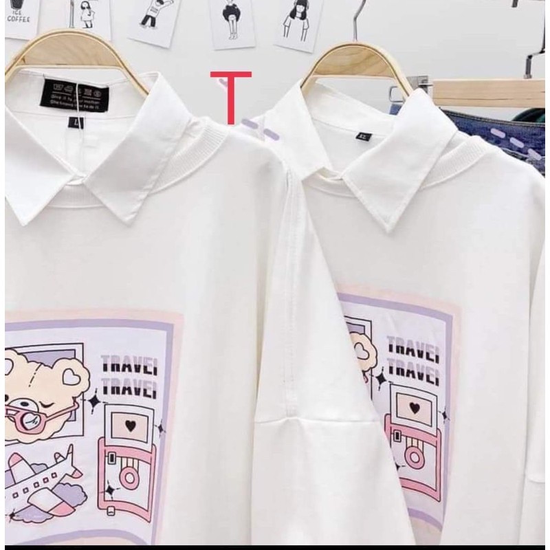 Áo nỉ gấu TRAVEL TT11