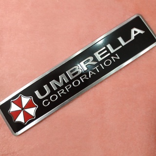 Tem nhôm dán xe Umbrella dài 12x2.6cm