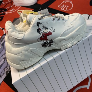 (Ảnh thật + video + full box) Giày thể thao sneaker mickey đỏ