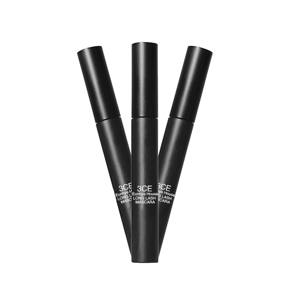 (hàng Mới Về) Mascara 3ce Eunhye House Màu Đen Chống Thấm Nước Chuốt Dày Và Cong Mi