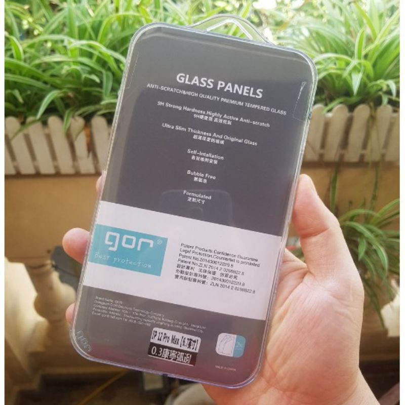 Bộ 2 kính cường lực Gor cho iPhone 15 PRO MAX/15 PRO /15/14 PROMAX/ 14 PRO/13 pro max/13 pro/12 Pro Max 12 Pro/11 PRO MA
