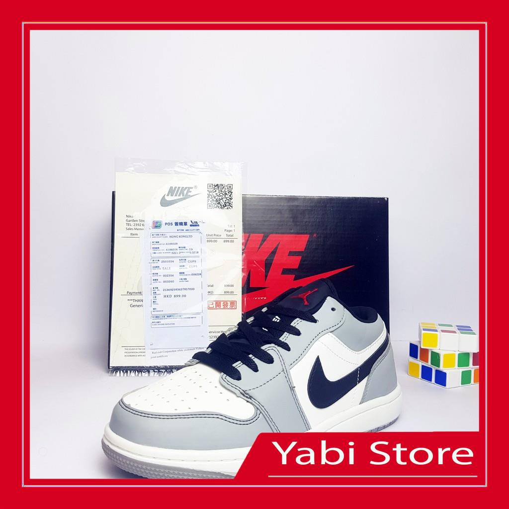 🔥FREE SHIP-HÀNG QUẢNG CHÂU 🔥Giày thể thao sneaker🔥Air Jordan 1 Low JD LIGHT SMOKE GREY full box - Yabi Store | BigBuy360 - bigbuy360.vn