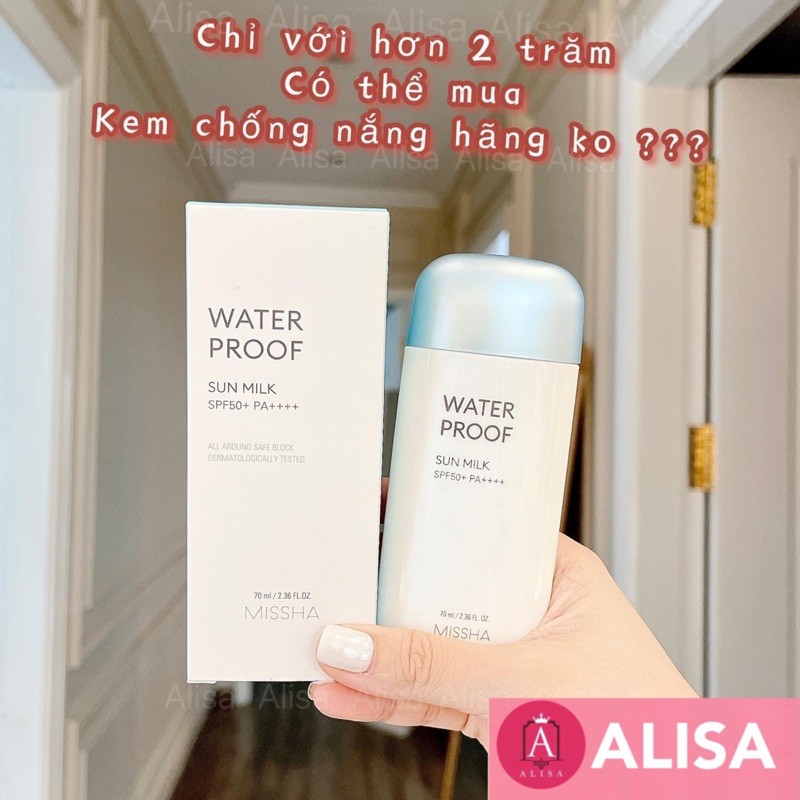 Kem chống nắng Missha Water Proof - ALISA