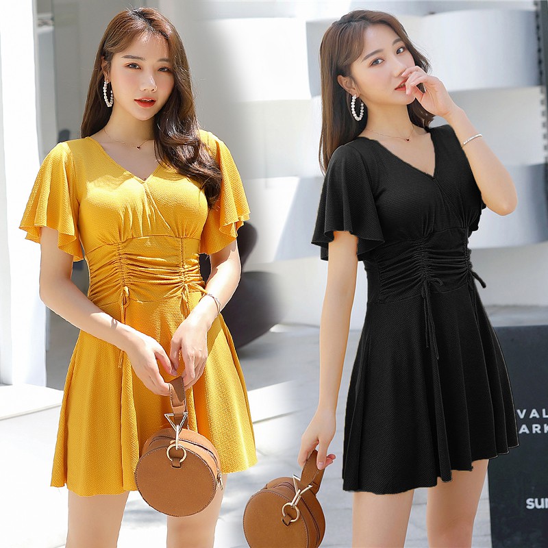 Đồ bơi cỡ lớn nữ béo che bụng ngoại cỡ đến 90kg Set đồ bơi BAN208 | BigBuy360 - bigbuy360.vn