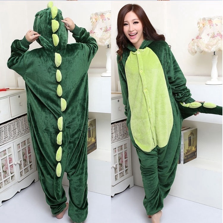 Bộ đồ ngủ phong cách khủng long dễ thương ngộ nghĩnh cho cặp đôi