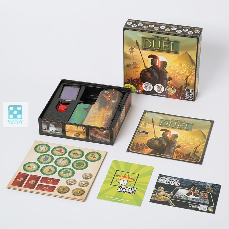 Trò chơi 7 Wonders Duel - Boardgame thách đấu 7 kì quan