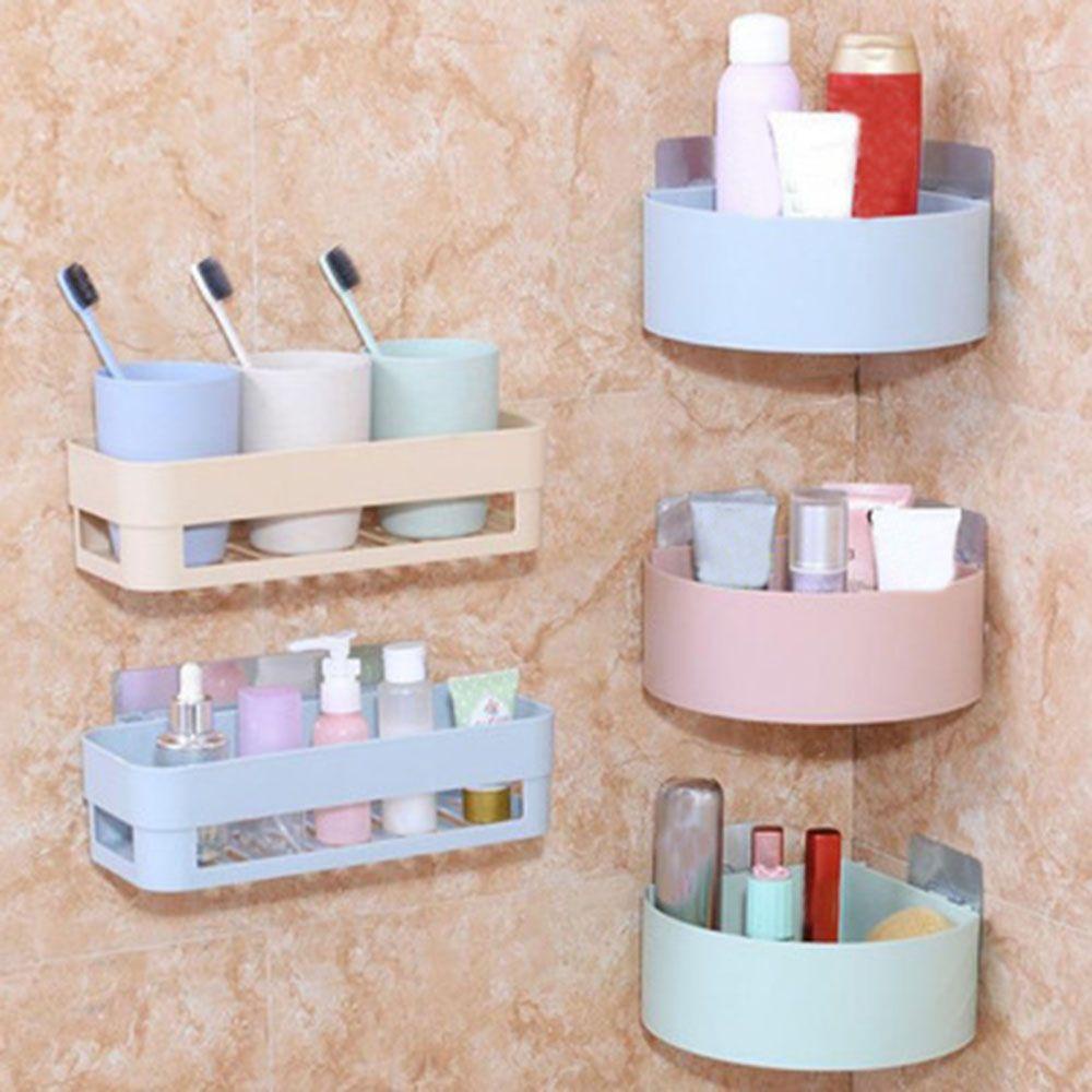 Giá Đỡ Vòi Hoa Sen Gắn Góc Tường Bằng Nhựa Không Cần Đóng Đinh