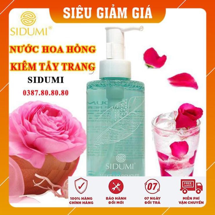 [ Freeship - SALE KHÔ MÁU ] Nước hoa hồng kiêm tẩy trang sidumi/ Nước hoa hồng cho da dầu mụn đa năng cao cấp