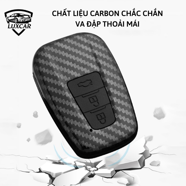 Ốp Khóa Carbon CAMRY Cao Cấp LUXCAR Cho Dòng TOYOTA CAMRY 2019-2020