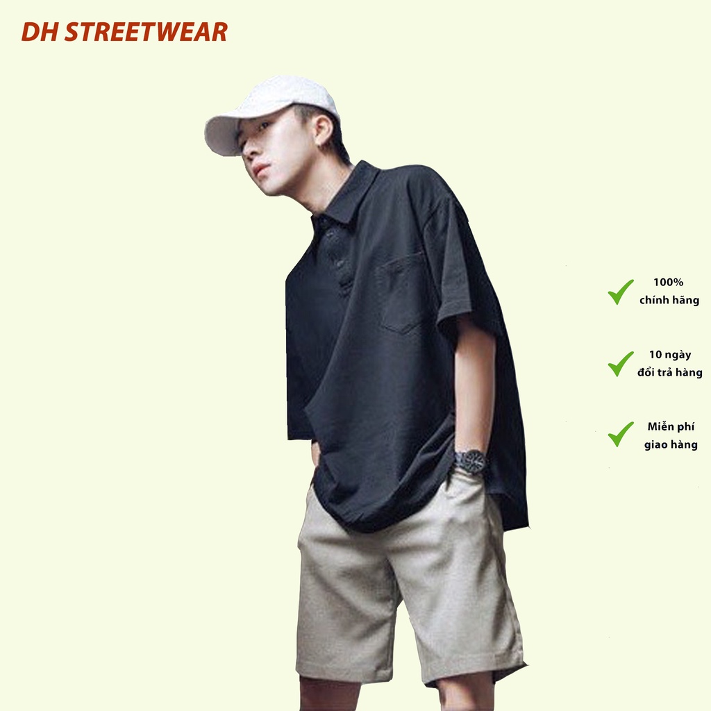 áo polo ngắn tay có cổ cotton- áo lỡ tay siêu đẹp - hottrend 2022 - mang đậm phong cách hàn quốc-A1