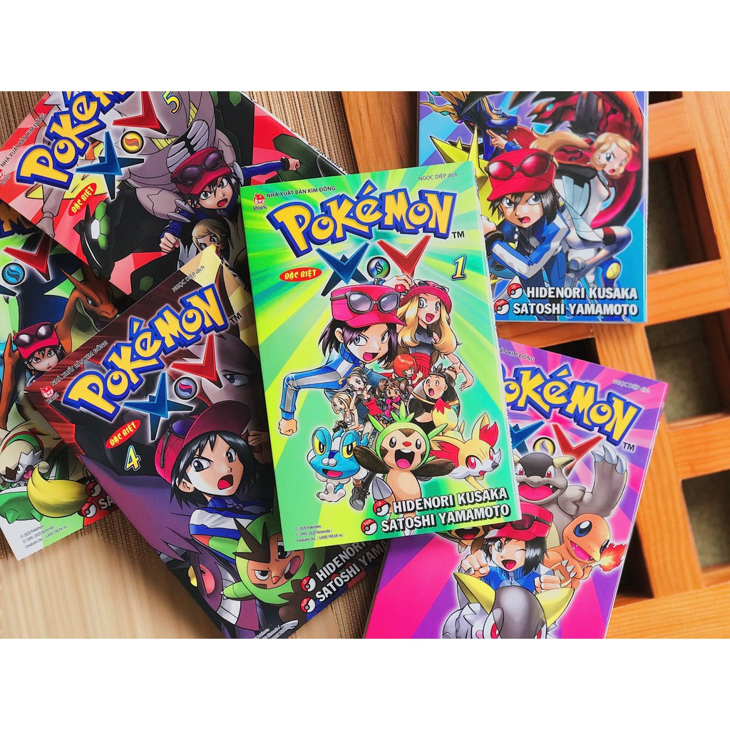 Truyện - Boxset Pokemon Đặc Biệt X -Y ( 6 Tập ) - Nxb Kim Đồng- Chanchanbooks