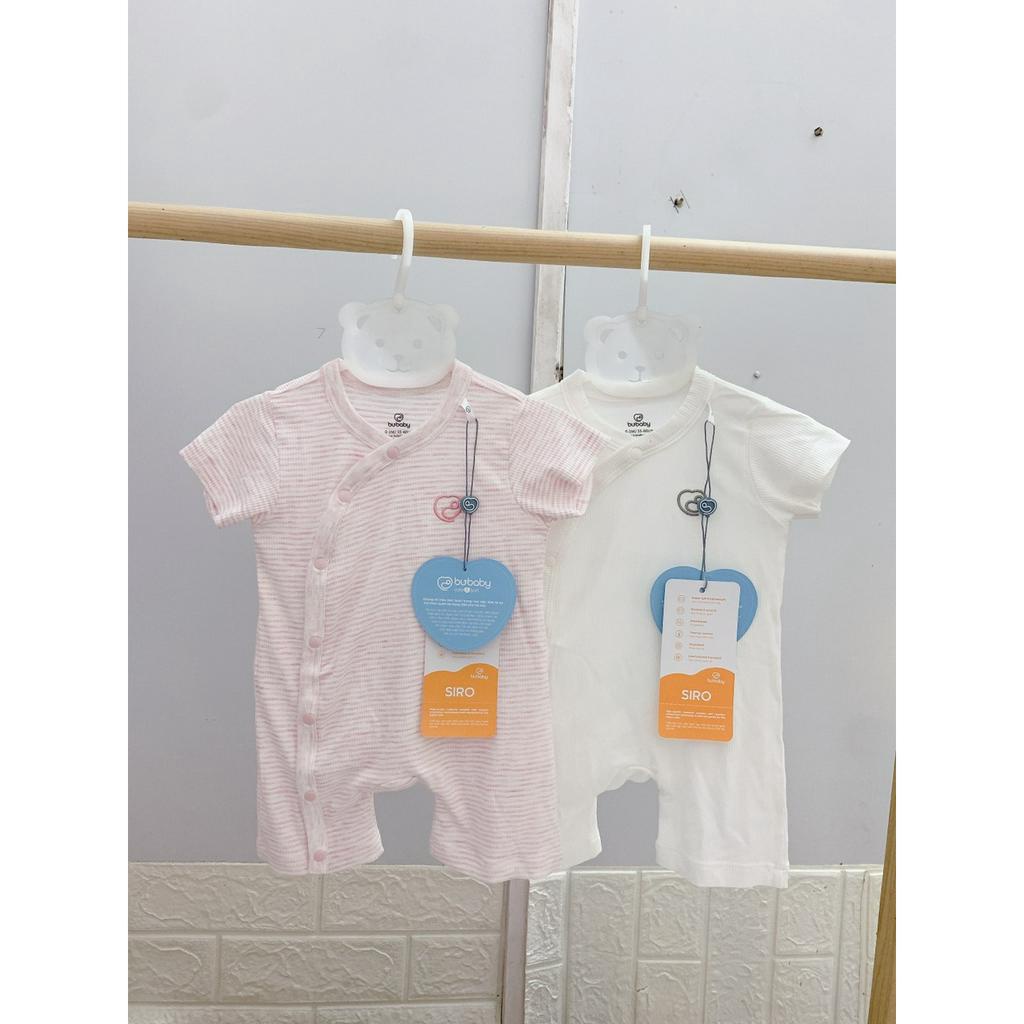 Bubaby - Body đùi ngắn tay cài chéo siro - Bu baby