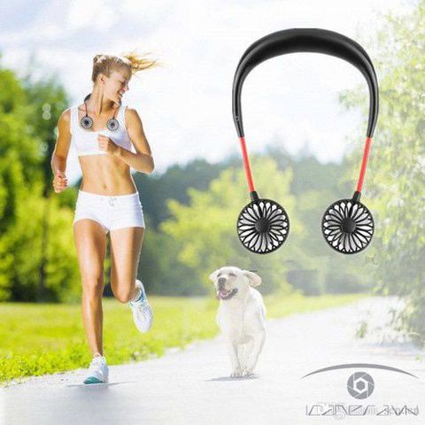 QUẠT TÍCH ĐIỆN ĐEO CỔ CẦM TAY CHỮ U MINI THỂ THAO CAO CẤP - QUẠT ĐEO CỔ SẠC USB TIỆN DỤNG VỚI 3 CẤP ĐỘ MÁT