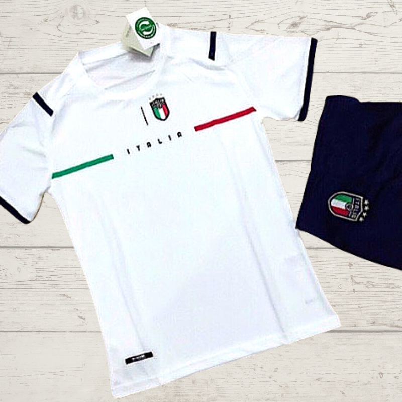 Bộ quân áo bóng đá Đội Tuyển Italia ( Ý) trắng 2022, bộ quân áo bóng đá đẹp thấm hút mồ hôi