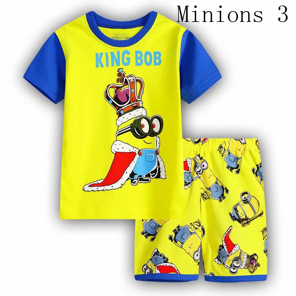 Set đồ ngủ hoạt hình Minion dễ thương cho bé gái