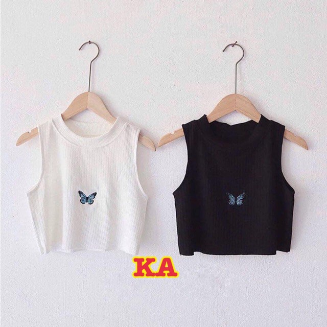 Áo CRT BA LỖ THÊU B' THUN GÂN