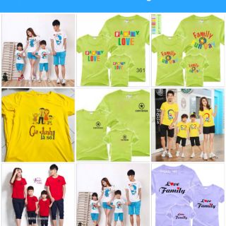 Combo áo gia đình khách sỉ zalo