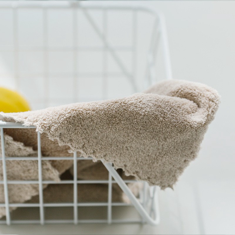 Khăn Lau Đa Năng Vuông 30x30cm - vải lông mềm mịn