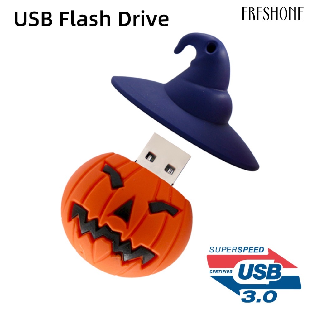 Usb 4 / 8 / 16 / 32 / 64 / 128GB Hình Nón Phù Thủy Bí Ngô Halloween