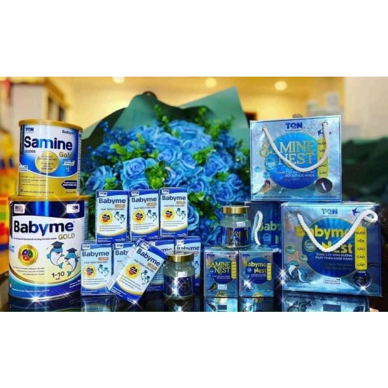 Sữa Babyme Gold. Baby me Grow. Baby me HMO lon 900g