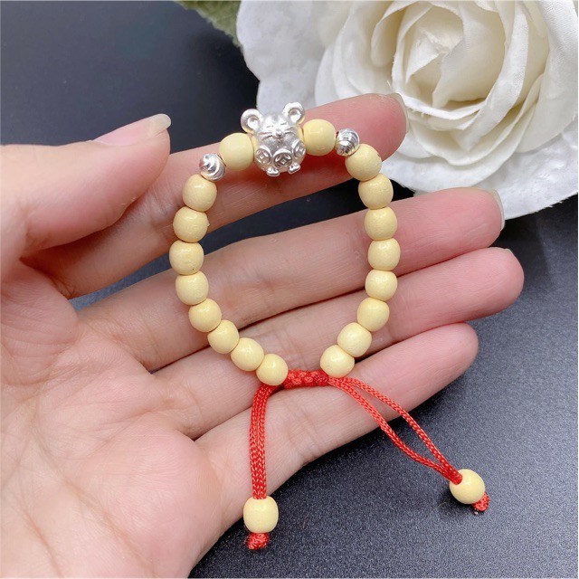Vòng dâu cho bé🍁FREESHIP🍁Vòng dâu tránh tà con giáp chuột ngộ nghĩnh [vong cho be](Vòng Dâu Chuột) | BigBuy360 - bigbuy360.vn