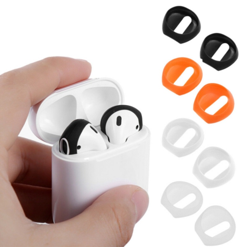 1 Cặp Vỏ Bảo Vệ Hộp Sạc Tai Nghe Apple AirPods YR Bằng Silicon Chống Trượt