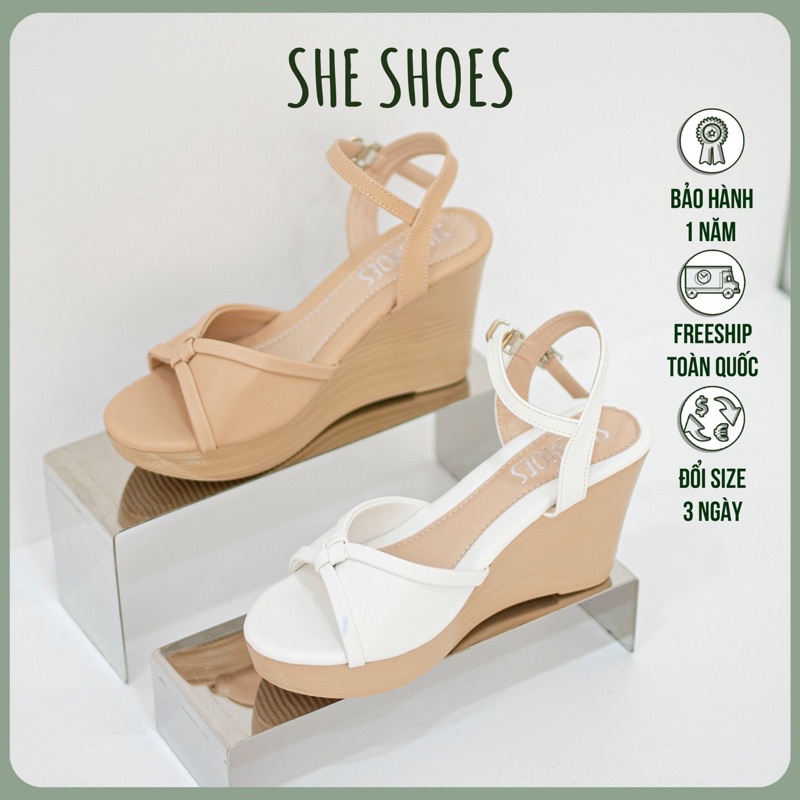 Giày sandal đế xuồng ♥️♥️ siêu xinh. ĐỘC QUYỀN BỞI SHE SHOES - SDX09048