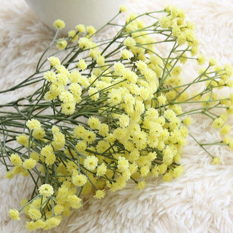 Bó Hoa Gypsophila Giả Bằng Lụa Dùng Trang Trí Giáng Sinh