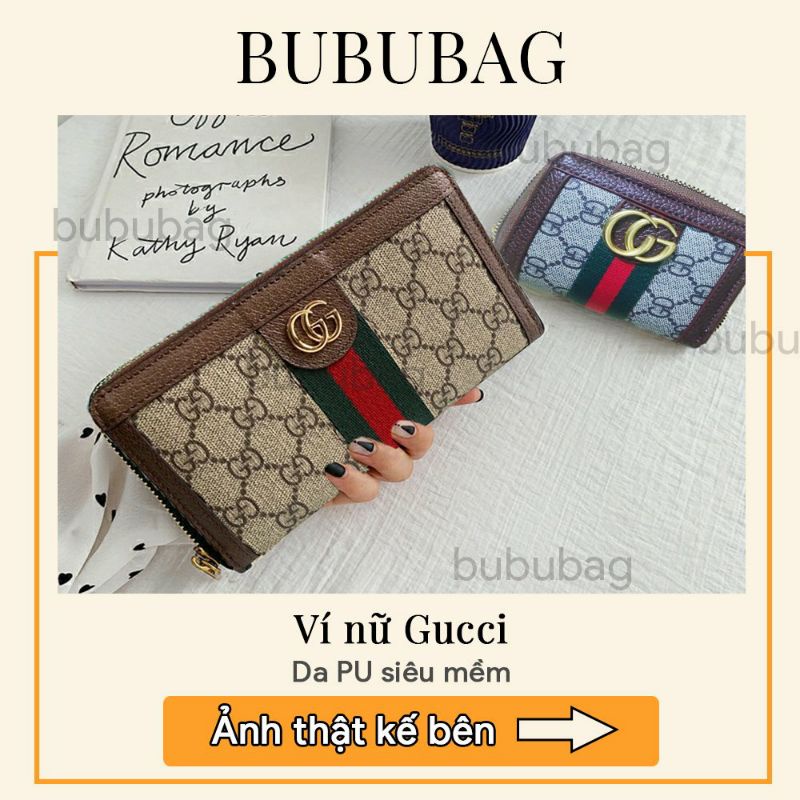 Ví dài nữ, ví nữ cầm tay Gucci sang chảnh BUBUBAG