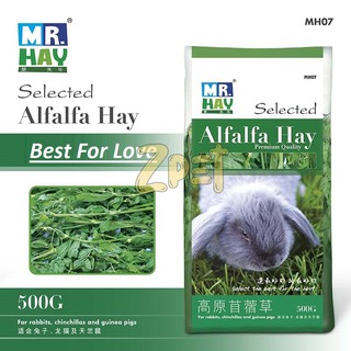 Cỏ khô alfalfa cao cấp 1kg - Mr.Hay