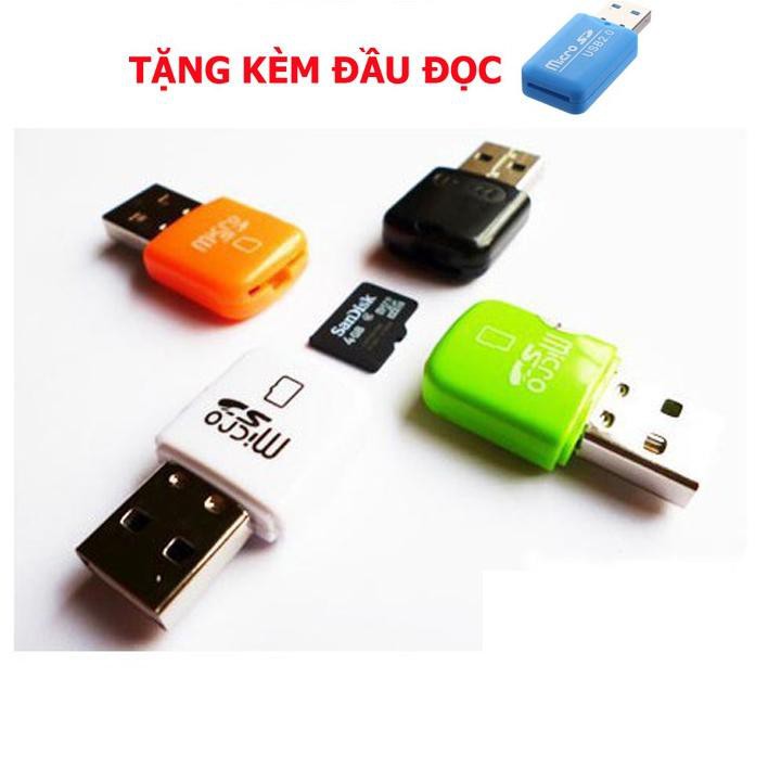 MUA THẺ NHỚ MICRO SD 8G NHẬN FREE 1 ĐẦU ĐỌC THẺ