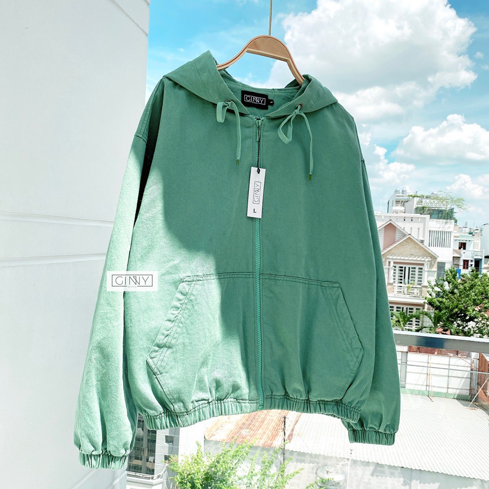 Áo Khoác Kaki Nón Chống Nắng 1 Lớp | Công Nghệ Wash Cao Cấp | From Basic | Năng động | Màu Đa Dạng | Có nón | BigBuy360 - bigbuy360.vn