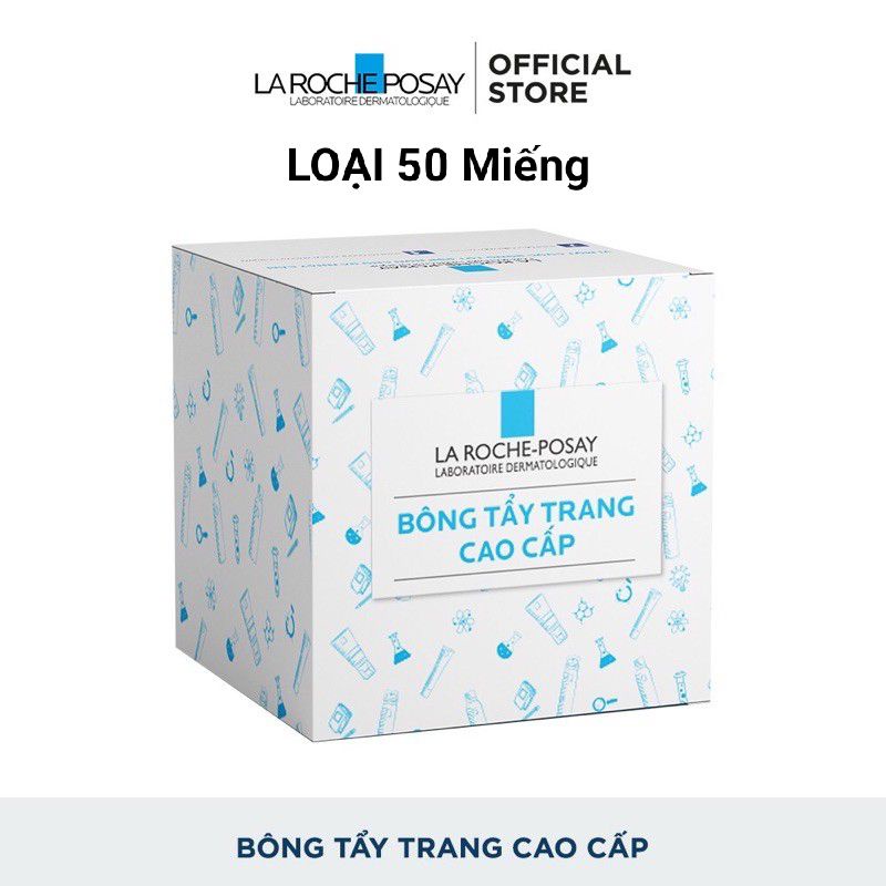 Bông tẩy trang La roche posay 50 miếng